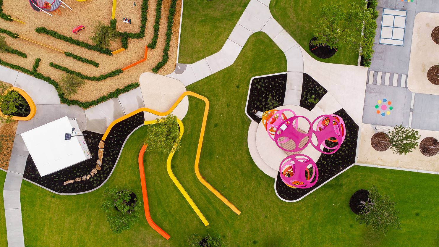 dazzle park over head